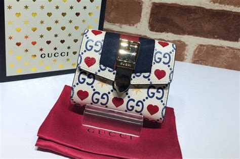 gucci sylvie wallet replica|gucci wallet original.